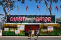 Giant Gator Attraction at the Orange County Fair