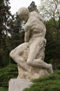Giant (Gigant) statue by Dimitrie Paciurea