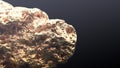 Giant gold nugget Royalty Free Stock Photo