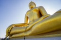 Giant Golden Buddha at Wat Muang in Thailand