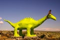 Giant Green Dinosaur Royalty Free Stock Photo