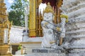 Giant Guard Statue at The Gate of Temple