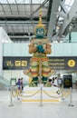 Giant guarding statue at Suvanaphumi Airport, Royalty Free Stock Photo