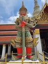 The giant guarding the temple\'s door at Wat Phra Kaew, the fifth one has the name suriyaphob