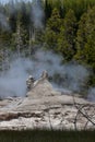 Giant Gyeser at Yellowstone National Park Royalty Free Stock Photo