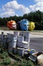 Giant heads (Fifa World Cup 1998 in France).