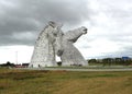 Giant horse heads: The Kelpies