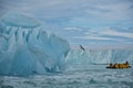 Giant Iceberg and Glacier in Nordaustlandet, Svalb