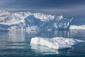 Giant Icebergs of Disko Bay Royalty Free Stock Photo