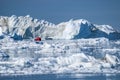 Giant Icebergs of Disko Bay Royalty Free Stock Photo