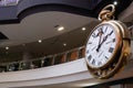 The giant iconic Melbourne Central Clock in Australia