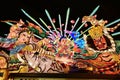 Giant Illuminated Nebuta Float Depicting Traditional Japanese Tales at Nebuta Museum Wa Rasse