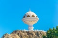 Giant incense burner monument at the Al Riyam Park in Muscat. Oman, Middle East Royalty Free Stock Photo