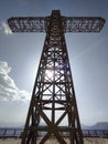 Giant iron cross on the top of the mountain 2