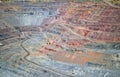 Giant iron ore opencast mine