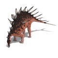 Giant kentrosaurus dinosaur Royalty Free Stock Photo