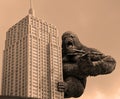 Giant King Kong on Empire State Building Royalty Free Stock Photo