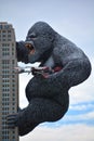 Giant King Kong on Empire State Building Royalty Free Stock Photo