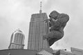 Giant King Kong on Empire State Building Royalty Free Stock Photo