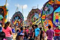 Giant kite festival, All Saints' Day, Guatemala Royalty Free Stock Photo