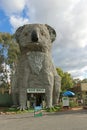 The Giant Koala (1989) is 14 metres high and weighs 12 tonnes. It is made of bronze and sits on a steel frame