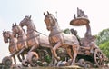 Giant Krishna-Arjuna chariot Royalty Free Stock Photo