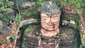 Giant Leshan Buddha near Chengdu, China Royalty Free Stock Photo