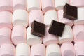 Giant Marshmallows With Slab Chocolate