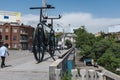 Giant metal bicycle, Tbilisi, Georgia