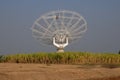 Giant Meter-wave Radio Telescope, GMRT, India. Royalty Free Stock Photo