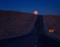 Giant Moon in Hail from Saudi Arabia