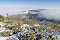Giant Mountains in winter, Czech Republic Royalty Free Stock Photo