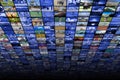 Giant multimedia widescreen video and image Royalty Free Stock Photo