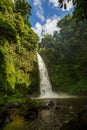 Giant Nungnung waterfall on Bali island, Indonesia Royalty Free Stock Photo