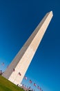 The Giant Obelisk in Washington DC, USA, with clear azure sky in background Royalty Free Stock Photo