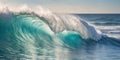 Giant ocean surf wave