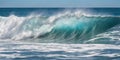 Giant ocean surf wave