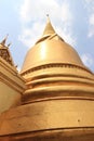 Giant Pagoda at Emerald Buddha Temple in Bangkok, Thailand