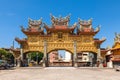 Giant pailou of Donglong Temple in Donggang