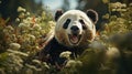 Giant panda bear (Ailuropoda melanoleuca