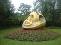 Giant Panda statue at the entrance to the Chengdu Panda Base. Chengdu, Sichuan province, China Royalty Free Stock Photo