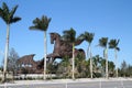 Giant Pegasus statue at Gulfstream Park Royalty Free Stock Photo