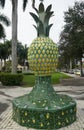 Giant Pineapple Delray Beach Icon at South County Courthouse