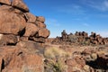 Giant playground - a bizarre rock landscape at Keetmanshoop - Namibia