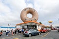 Randy`s Donuts sign and shop