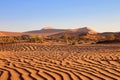 giant red sand dunes in Sossusvlei Namib Desert - Namib-Naukluft National Park, Namibia, Africa Royalty Free Stock Photo