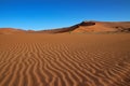 giant red sand dunes in Sossusvlei Namib Desert - Namib-Naukluft National Park, Namibia, Africa Royalty Free Stock Photo