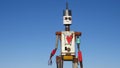 Giant robot figure on the beach at Puerto Varas