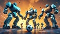 Giant Robots Unleash Futuristic Soccer Showdown