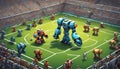 Giant Robots Unleash Futuristic Soccer Showdown
